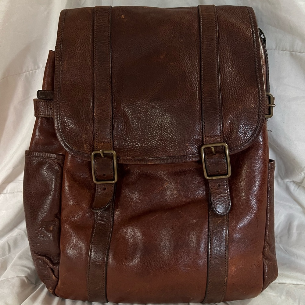 Moore & Giles Crews Leather Backpack Gem